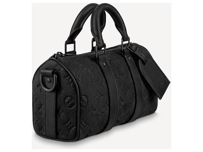 Abbesses Louis Vuitton LV Keepall 25 Monogram Leather Black - view 2