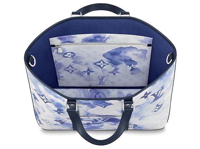 Louis Vuitton LV New Tote GM Acquarell Blu - vista 3