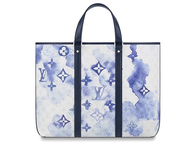 Louis Vuitton LV New Tote GM Acquarell Blu - vista 5