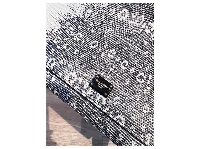 POCHETTE DOLCE & GABBANA IN PELLE Multicolore - vista 3