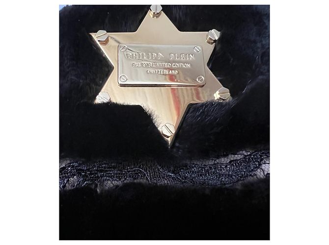Abrigo de piel de visón Philipp Plein Best black negro - vista 8