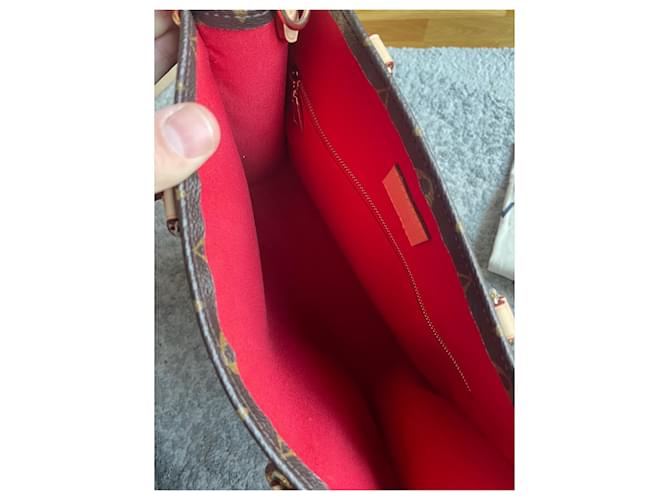 Louis Vuitton Monogramma LV Sac Plat PM Marrone - vista 7