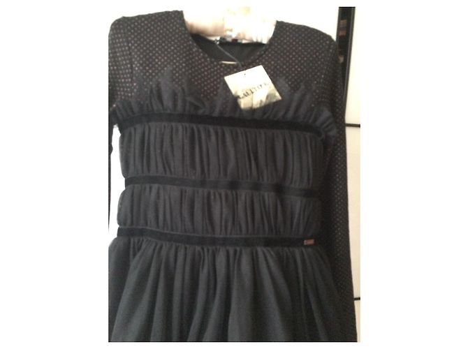 Jean Paul Gaultier Schwarzes Viscose Kleid 13-14 Jahre - Ansicht 2