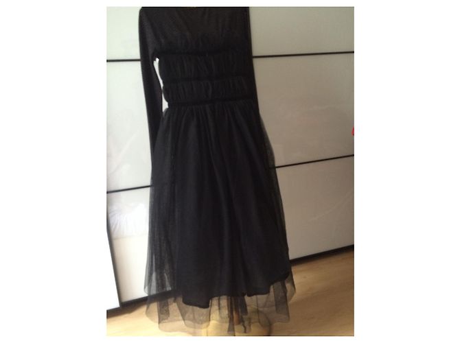 Jean Paul Gaultier Schwarzes Viscose Kleid 13-14 Jahre - Ansicht 6