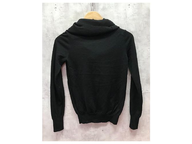 *MCQ ALEXANDER McQUEEN Women's S Size Wool Long Sleeve Sweater Turtleneck Black - view 2