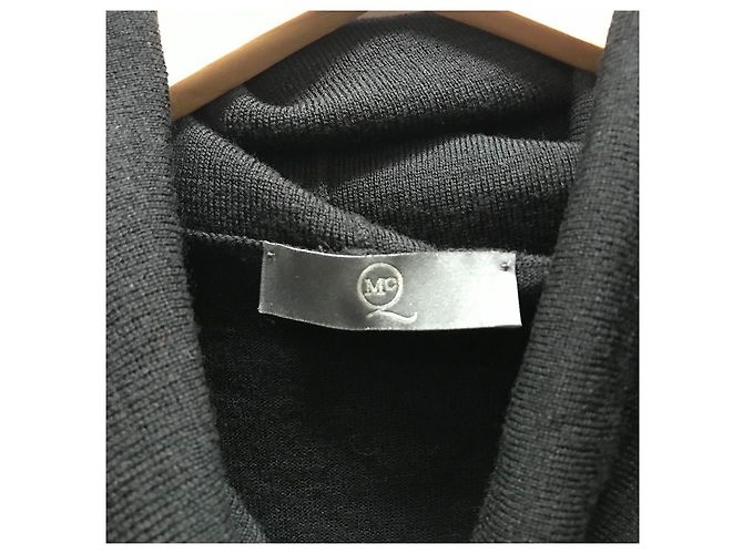 *MCQ ALEXANDER McQUEEN Women's S Size Wool Long Sleeve Sweater Turtleneck Black - view 4