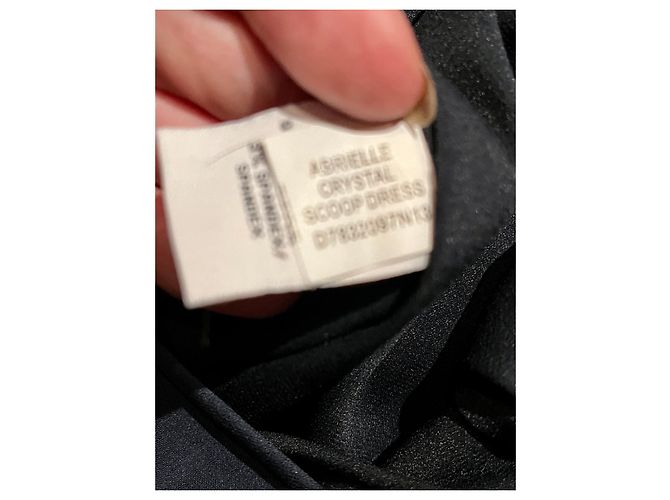 Diane Von Furstenberg Abrielle Kleid mit Kristallnieten Marineblau - Ansicht 5