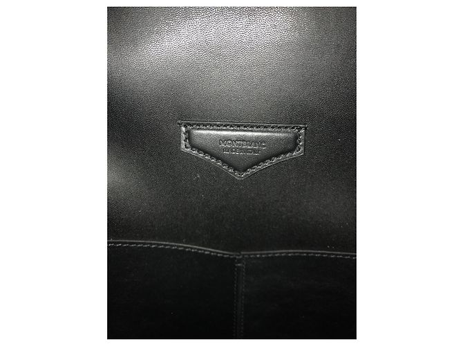 Mini sac à dos Montblanc Meisterstück Selection Soft cuir noir - vue 2