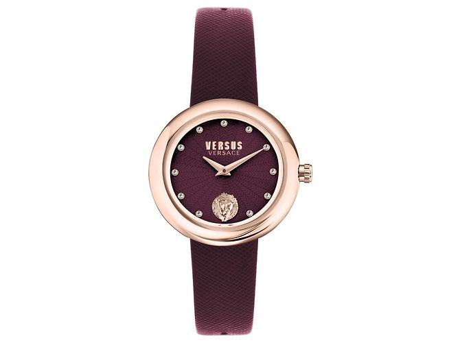 Montre GUESS Femme Cuir Rose Gold - Cadran Bleu, Quartz, Neuve Avec étiquettes
