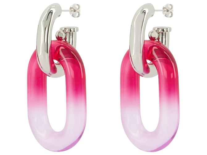 1 paire clou d'oreille puce résine rouge et bois à personnaliser customiser - Un grand marché