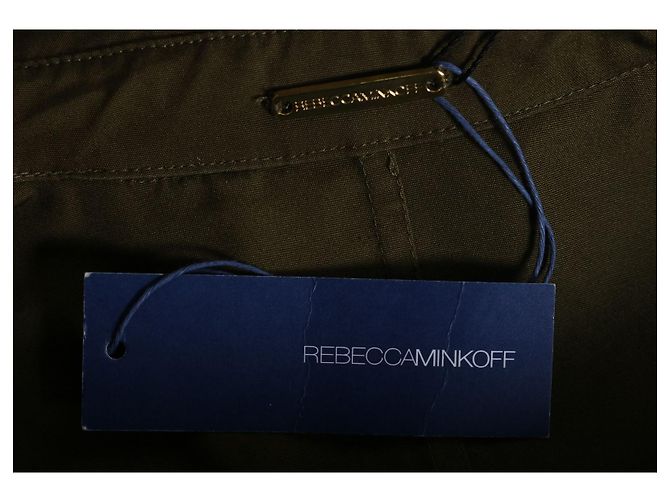 Rebecca Minkoff Khaki and Black Kiefer Jacket - view 5