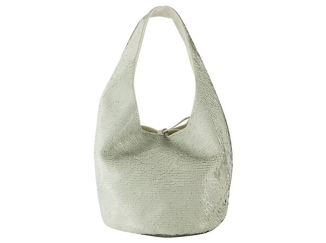 JW Anderson Mini-Tasche mit Pailletten - J.W. Anderson - Weiß - Leder - Ansicht 3