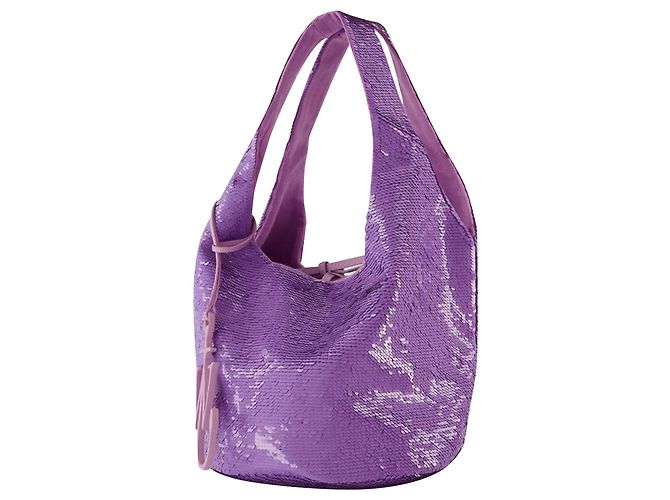 JW Anderson Mini sac cabas à sequins - J.W. Anderson - Lilas - Cuir - vue 2