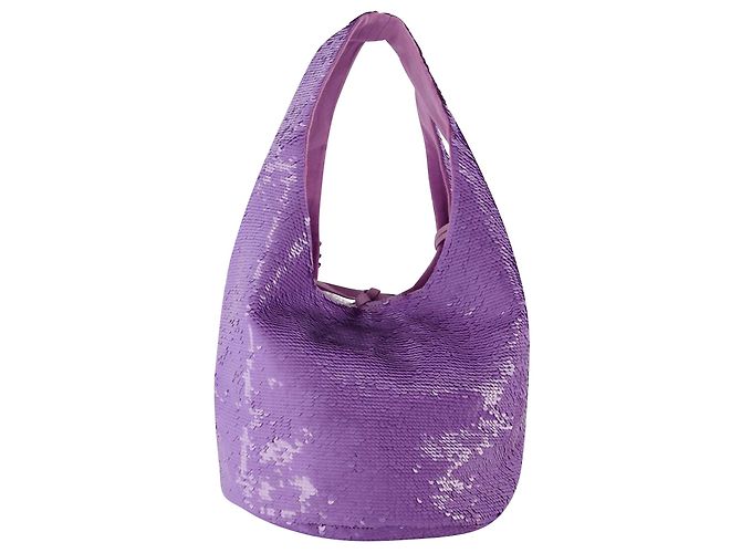 JW Anderson Mini sac cabas à sequins - J.W. Anderson - Lilas - Cuir - vue 3