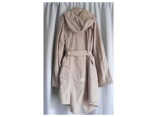 BURBERRY Trench beige con cappuccio removibile 14 AN B.E - vista 2