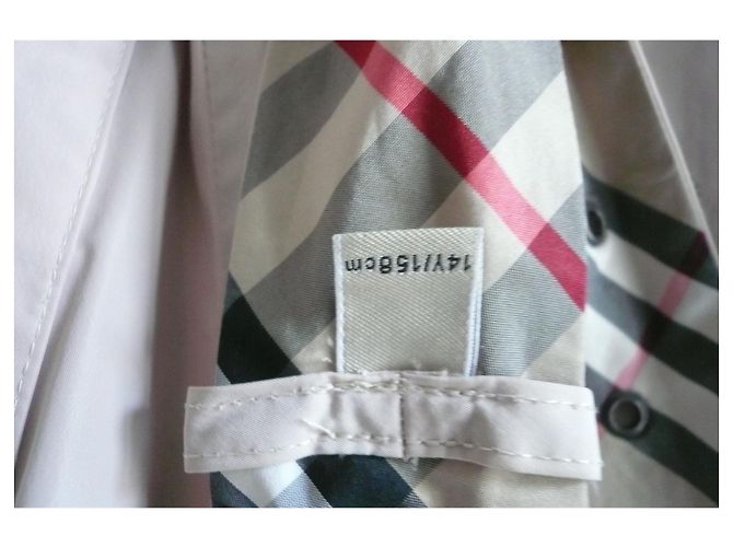 BURBERRY Trench beige con cappuccio removibile 14 AN B.E - vista 4