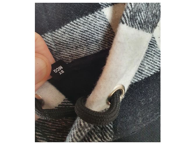 Felpa Alexander McQueen MCQ Nera Multicolore Cotone Nero - vista 4