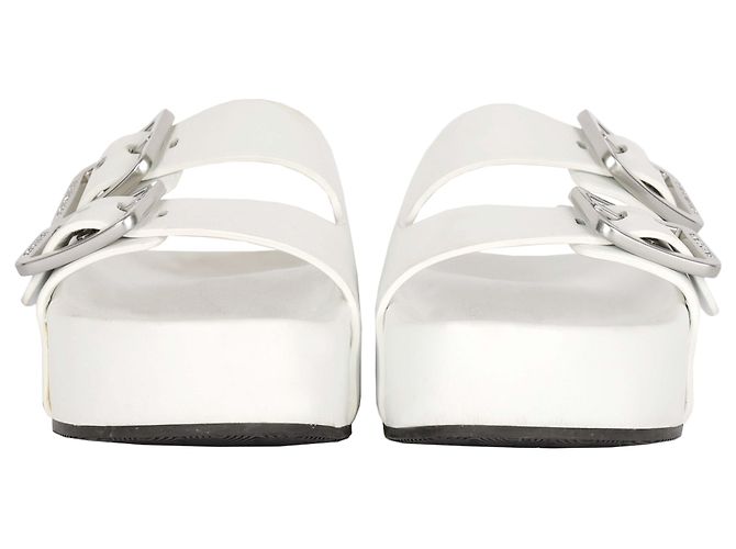 Balenciaga Mallorca Plateausandale Weiß - Ansicht 2