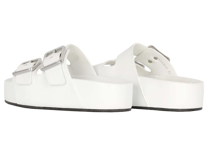 Balenciaga Mallorca Plateausandale Weiß - Ansicht 3