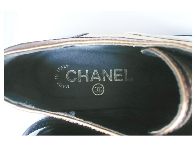 CHANEL Derby collezione Coco Cuba ottime condizioni T37C ESAURITO Multicolore - vista 5