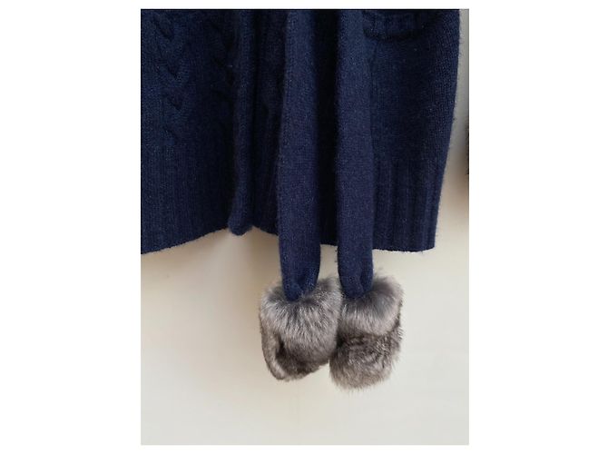 Autre Marque Kaschmir-Strickwaren von Femmes Fatales Blau - Ansicht 12