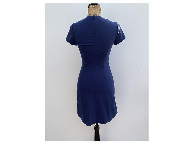 Diane Von Furstenberg Etuikleid DvF Kaelyn in tiefem Saphir Marineblau Dunkelblau - Ansicht 4