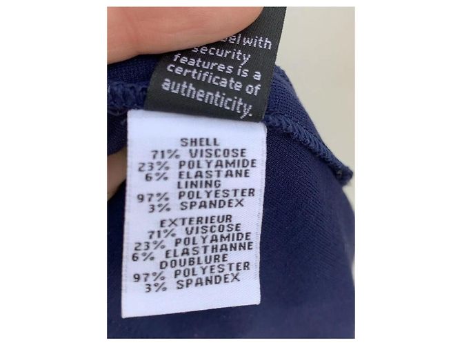 Diane Von Furstenberg Etuikleid DvF Kaelyn in tiefem Saphir Marineblau Dunkelblau - Ansicht 7