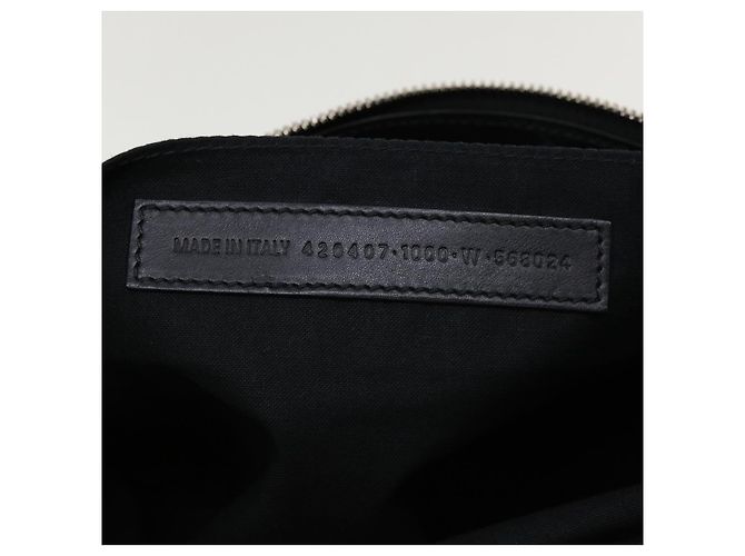 BALENCIAGA Pochette Tela Nera 568024 auth 33118 - vista 11