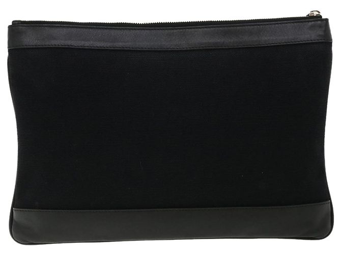 BALENCIAGA Pochette Tela Nera 568024 auth 33118 - vista 2