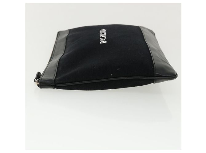 BALENCIAGA Pochette Tela Nera 568024 auth 33118 - vista 4