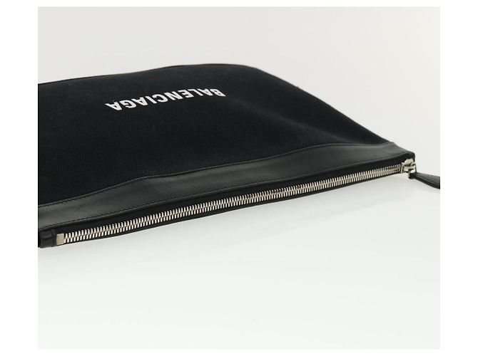 BALENCIAGA Pochette Tela Nera 568024 auth 33118 - vista 5