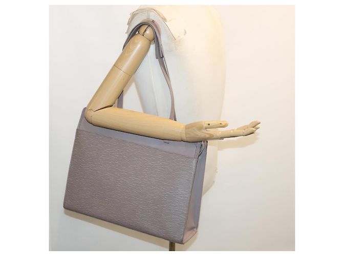 LOUIS VUITTON Epi Croisette GM Tragetasche Flieder M5250B LV Auth am3350 Lila - Ansicht 24