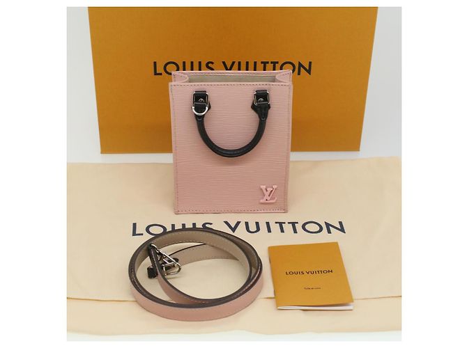 LOUIS VUITTON Borsa a Mano Epi Petit Sac Plat 2modo Rose Ballerine M69575 BS3088alla - vista 12