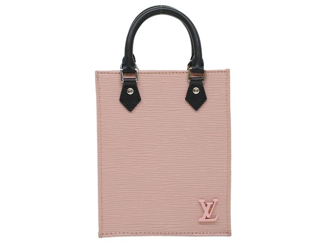 LOUIS VUITTON Borsa a Mano Epi Petit Sac Plat 2modo Rose Ballerine M69575 BS3088alla - vista 13