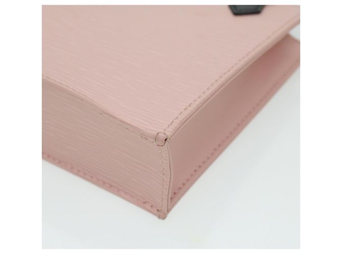 LOUIS VUITTON Borsa a Mano Epi Petit Sac Plat 2modo Rose Ballerine M69575 BS3088alla - vista 16