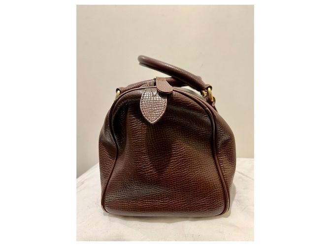 Vintage Burberrys Ledertasche aus der 1970's - Ansicht 10