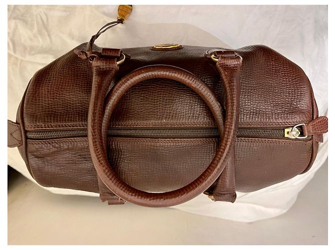 Vintage Burberrys Ledertasche aus der 1970's - Ansicht 11