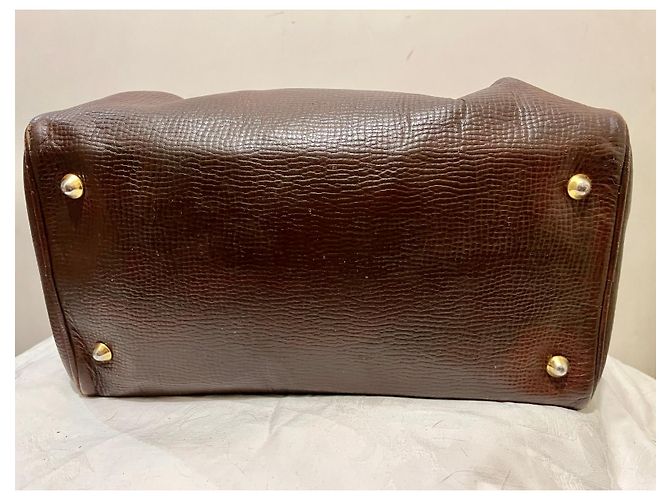 Vintage Burberrys Ledertasche aus der 1970's - Ansicht 12