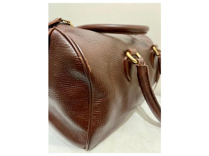 Vintage Burberrys Ledertasche aus der 1970's - Ansicht 17