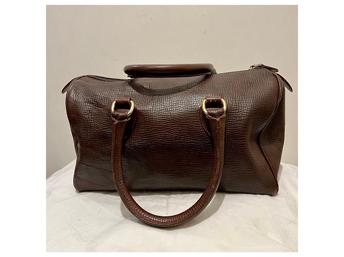 Vintage Burberrys Ledertasche aus der 1970's - Ansicht 3