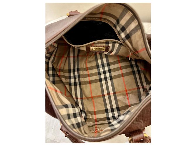 Vintage Burberrys Ledertasche aus der 1970's - Ansicht 8