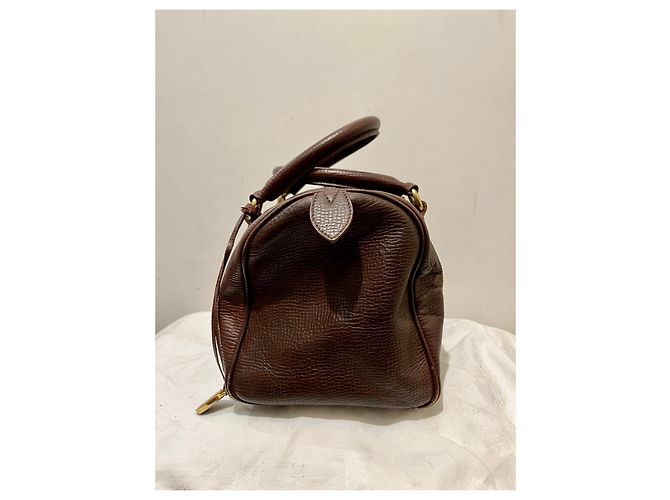 Vintage Burberrys Ledertasche aus der 1970's - Ansicht 9