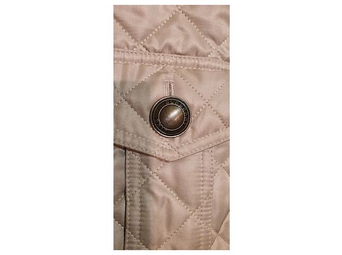 Gabardina acolchada de largo medio BURBERRY BRIT Beige - vista 6