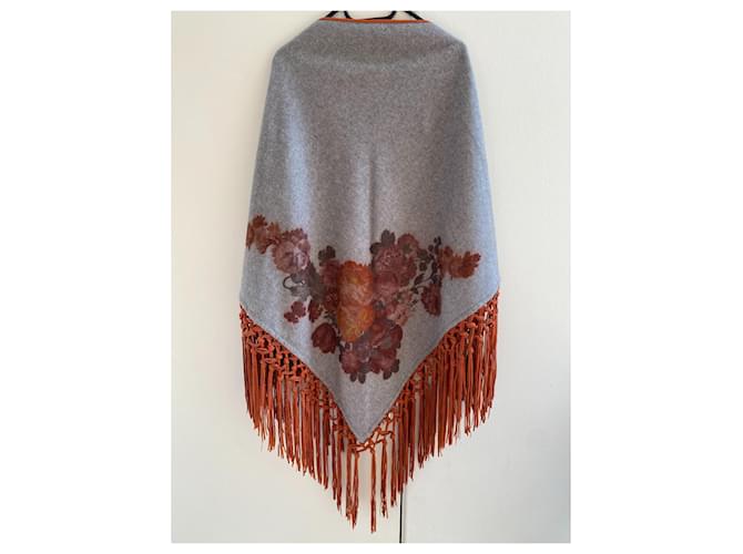 COLOMBO Sciarpe, foulard Grigio - vista 2