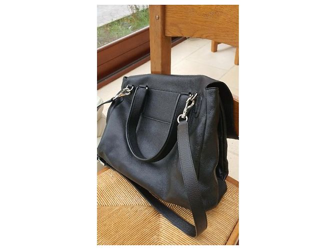 Borsa a mano Givenchy in pelle nera granulata Nero - vista 4