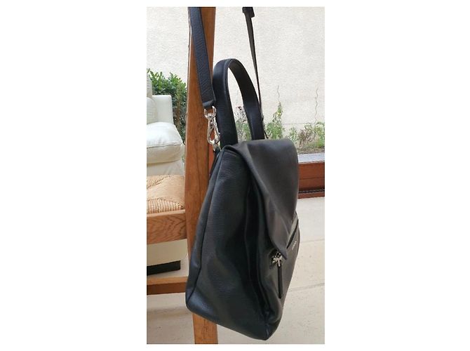 Borsa a mano Givenchy in pelle nera granulata Nero - vista 5
