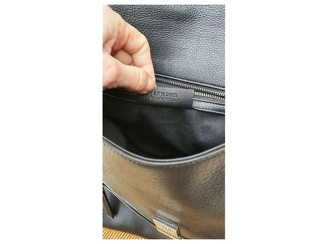 Borsa a mano Givenchy in pelle nera granulata Nero - vista 6