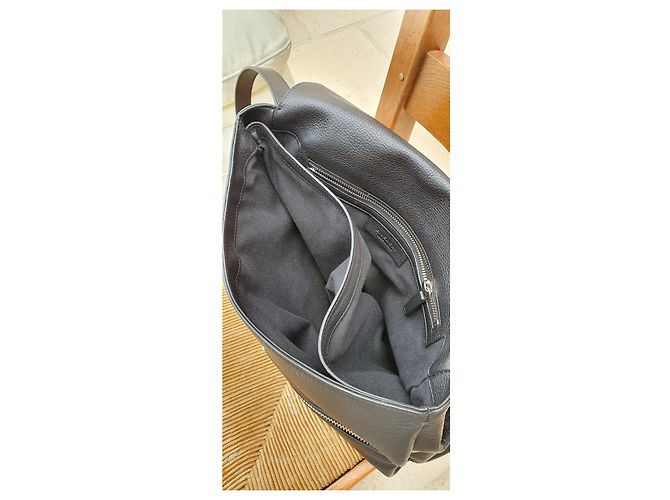 Borsa a mano Givenchy in pelle nera granulata Nero - vista 8