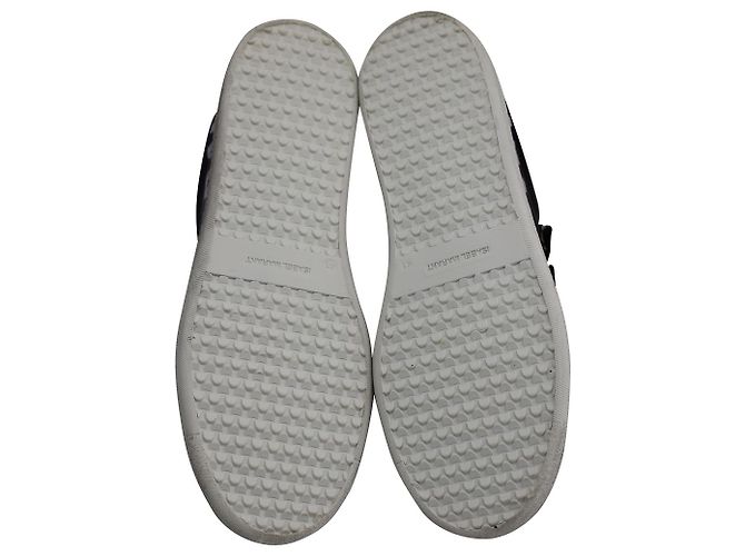 Isabel Marant Turnschuhe mit Klettverschluss aus schwarzem Leder - Ansicht 5
