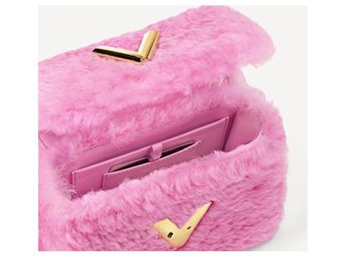 Louis Vuitton Montone LV Twist MM rosa - vista 2